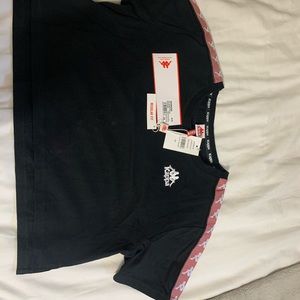 Pink and black Kappa shirt